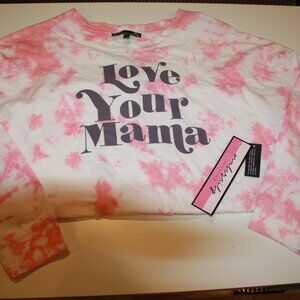 Maternity tie-dye graphic sweatshirt